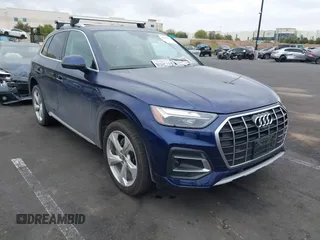 2021 Audi Q5 Premium Plus with VIN WA1BAAFY8M2022843, listed as a IAAI auction lot 42056110 with 32,036 mi miles and . Bid and sale history available at DreamBid. Image 13.