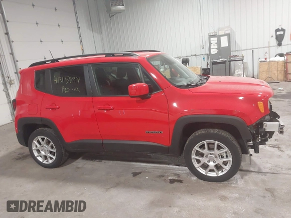 2021 Jeep Renegade Latitude with VIN ZACNJDBB7MPM76476, listed as a IAAI auction lot 41215894 with 48,162 mi miles. Bid and sale history available at carsss.com. Image 14.