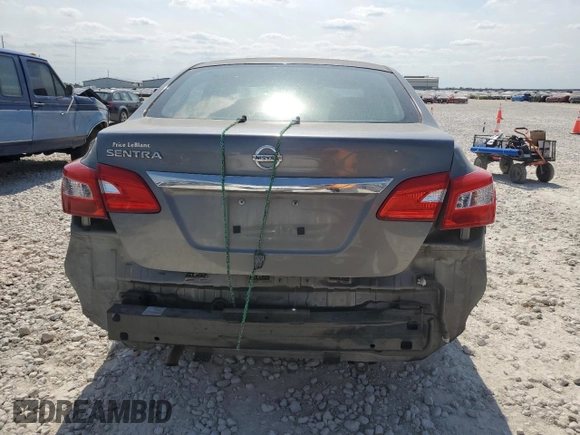 2016 Nissan Sentra SR with VIN 3N1AB7AP8GY256196, listed as a Copart auction lot 53128825 with 101,336 mi miles and Salvage Title. Bid and sale history available at DreamBid. Image 6.