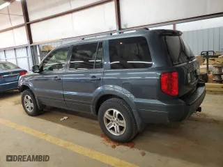 2003 Honda Pilot EX with VIN 2HKYF18623H596817, listed as a Copart auction lot 46070775 with 256,451 mi miles and Salvage Title. Bid and sale history available at carsss.com. Image 2.