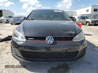 2017 Volkswagen Golf GTI S with VIN 3VW4T7AU6HM033285, listed as a Copart auction lot 77129054 with 55,781 mi miles and Salvage Title. Bid and sale history available at carsss.com. Image 5.