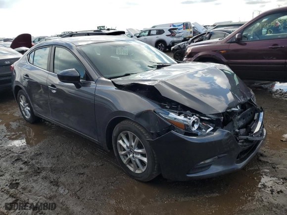 2017 Mazda Mazda3 4-Door Sport with VIN 3MZBN1U78HM154310, listed as a Copart auction lot 46696655 with 127,536 mi miles and Salvage Title. Bid and sale history available at carsss.com. Image 4.
