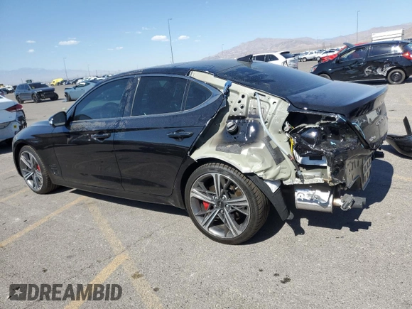 2024 Genesis G70 Sport Advanced with VIN KMTG54SE3RU137375, listed as a Copart auction lot 73545274 with 1,702 mi miles and Salvage Title. Bid and sale history available at DreamBid. Image 2.