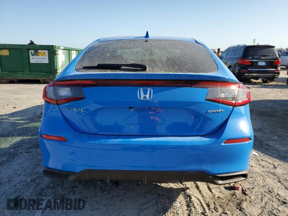 2025 Honda Civic Sport z VIN 19XFL2H84SE003405, wystawiony jako Copart lot #53112765 z przebiegiem 2 481 mil mil oraz Szkoda całkowita • Salvage title. Historia ofert i sprzedaży dostępna na DreamBid. Obrazek 6.