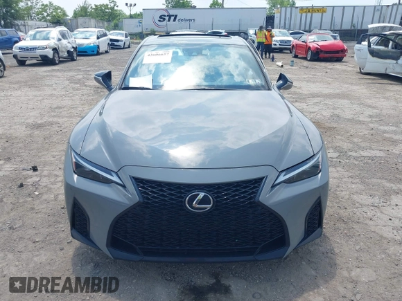 2024 Lexus IS 350 F Sport with VIN JTHGZ1E28R5033508, listed as a IAAI auction lot 42606657 with 15,382 mi miles and . Bid and sale history available at DreamBid. Image 11.