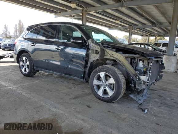 2014 Acura MDX with VIN 5FRYD3H29EB006577, listed as a Copart auction lot 49471645 with 145,942 mi miles and Salvage Title. Bid and sale history available at carsss.com. Image 4.
