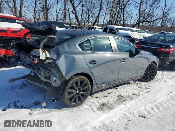 2023 Mazda 3 S Preferred with VIN 3MZBPACM7PM378961, listed as a Copart auction lot 83848004 with 19,510 mi miles and Salvage Title. Bid and sale history available at DreamBid. Image 3.