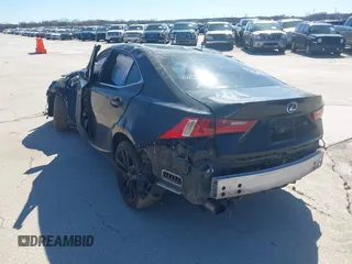 2014 Lexus IS 250 with VIN JTHBF1D25E5020004, listed as a IAAI auction lot 41698165 with Not provided miles and . Bid and sale history available at DreamBid. Image 3.