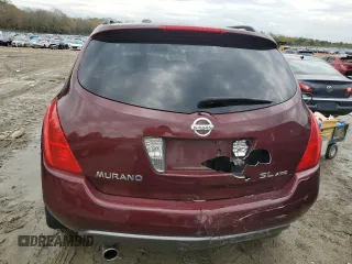 2005 Nissan Murano SL with VIN JN8AZ08W15W413430, listed as a Copart auction lot 52550105 with 156,401 mi miles and Salvage Title. Bid and sale history available at carsss.com. Image 6.