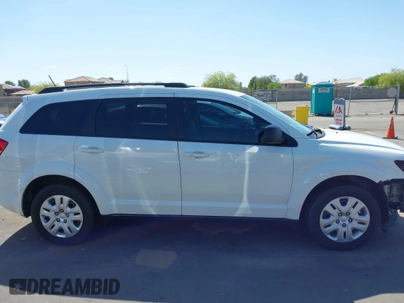 2018 Dodge Journey SE with VIN 3C4PDCAB0JT229335, listed as a IAAI auction lot 42056228 with 157,868 mi miles. Bid and sale history available at carsss.com. Image 14.