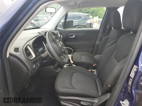 2017 Jeep Renegade Sport with VIN ZACCJBAB3HPF51079, listed as a Copart auction lot 63201625 with Not provided miles and Salvage title. Bid and sale history available at DreamBid. Image 7.