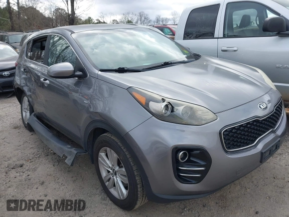 2017 Kia Sportage LX with VIN KNDPMCAC2H7236875, listed as a IAAI auction lot 41704229 with 183,094 mi miles and . Bid and sale history available at carsss.com. Image 1.