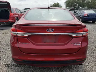 2018 Ford Fusion Titanium with VIN 3FA6P0RU9JR120124, listed as a Copart auction lot 54992384 with 117,170 mi miles and Salvage Title. Bid and sale history available at DreamBid. Image 6.