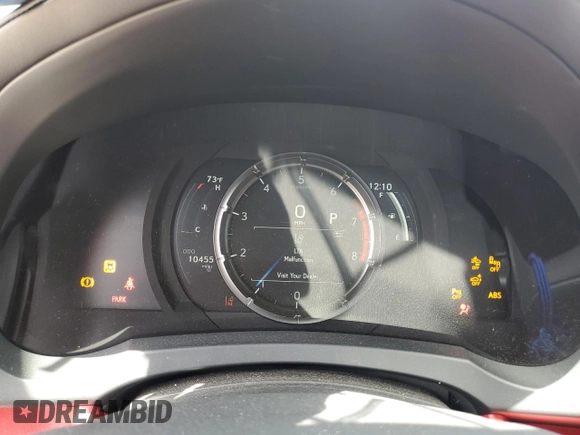 2024 Lexus IS 350 F Sport with VIN JTHGZ1B29R5073827, listed as a Copart auction lot 55848125 with 10,455 mi miles and Salvage title. Bid and sale history available at DreamBid. Image 9.
