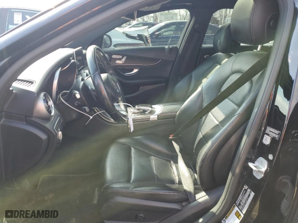 2015 Mercedes-Benz C-Class C 300 Luxury with VIN 55SWF4KB1FU067147, listed as a Copart auction lot 43568355 with NaN miles and Salvage Title. Bid and sale history available at carsss.com. Image 7.