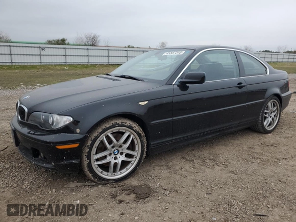 2004 BMW 3 Series 330Ci z VIN WBABD53424PL11500, wystawiony jako Copart lot #45587345 z przebiegiem 204 190 mil mil oraz Szkoda całkowita • Salvage title. Historia ofert i sprzedaży dostępna na DreamBid. Obrazek 1.