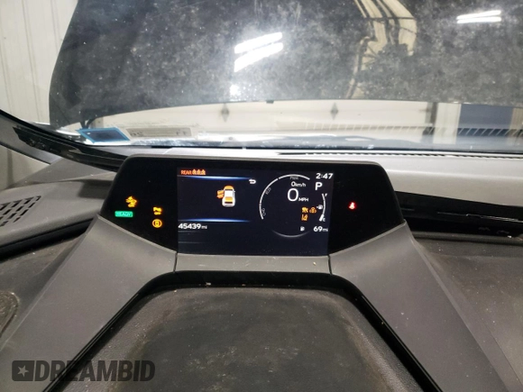 2023 Toyota Prius LE with VIN JTDADABU1P3001889, listed as a Copart auction lot 47177665 with 45,439 mi miles and Salvage Title. Bid and sale history available at DreamBid. Image 9.