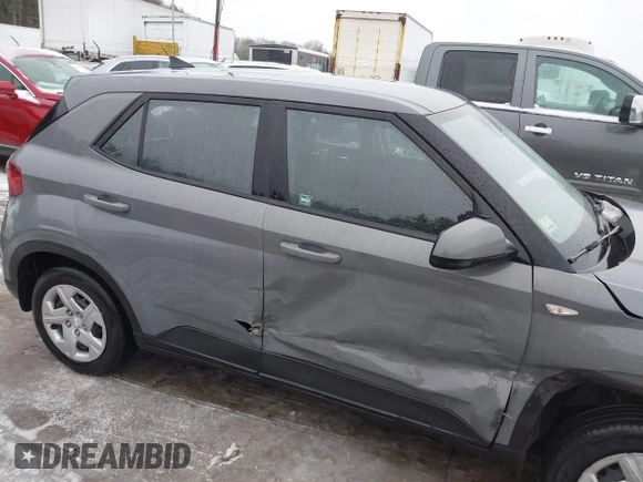 2020 Hyundai Venue SE with VIN KMHRB8A34LU040809, listed as a IAAI auction lot 41509125 with 63,335 mi miles and . Bid and sale history available at DreamBid. Image 13.