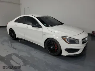 2014 Mercedes-Benz CLA-Class CLA 45 AMG with VIN WDDSJ5CB8EN077098, listed as a Copart auction lot 43149875 with 92,868 mi miles and Clean Title. Bid and sale history available at carsss.com. Image 4.