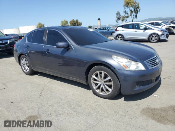 2007 Infiniti G35 Sedan Journey with VIN JNKBV61E07M729382, listed as a Copart auction lot 52576625 with 178,650 mi miles and Salvage Title. Bid and sale history available at carsss.com. Image 4.