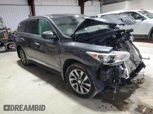 2013 Infiniti JX35 with VIN 5N1AL0MM8DC337251, listed as a Copart auction lot 72760754 with 156,741 mi miles and Salvage Title. Bid and sale history available at carsss.com. Image 4.