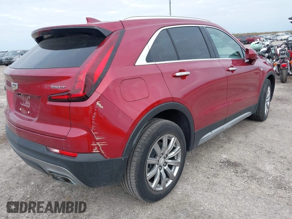 2020 Cadillac XT4 FWD Premium Luxury with VIN 1GYFZCR48LF077119, listed as a IAAI auction lot 40893918 with Not provided miles and . Bid and sale history available at DreamBid. Image 4.