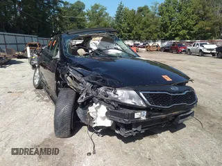 2012 Kia Optima EX with VIN 5XXGN4A61CG017161, listed as a IAAI auction lot 37095222 with Not Provided miles and . Bid and sale history available at carsss.com. Image 1.