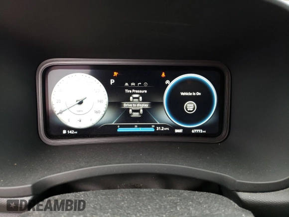2022 Hyundai Kona Limited with VIN KM8K53A31NU795320, listed as a Copart auction lot 85536354 with 67,773 mi miles and Salvage Title. Bid and sale history available at carsss.com. Image 9.