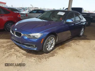 2016 BMW 3 Series 320i with VIN WBA8A9C57GK616589, listed as a IAAI auction lot 41938917 with 77,264 mi miles. Bid and sale history available at carsss.com. Image 2.