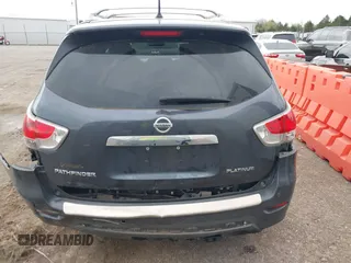 2014 Nissan Pathfinder SL with VIN 5N1AR2MN3EC685723, listed as a IAAI auction lot 41910628 with 136,252 mi miles and . Bid and sale history available at DreamBid. Image 16.