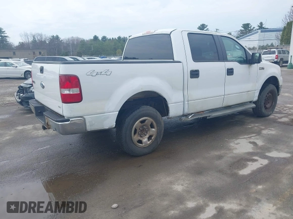2007 Ford F-150 XLT with VIN 1FTPW14557FB71519, listed as a IAAI auction lot 42136162 with 196,256 mi miles. Bid and sale history available at carsss.com. Image 4.