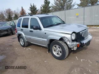 2003 Jeep Liberty Limited with VIN 1J4GL58K43W631080, listed as a IAAI auction lot 41638881 with 178,970 mi miles. Bid and sale history available at carsss.com. Image 1.