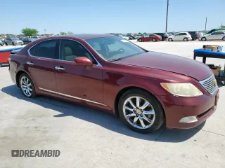2008 Lexus LS 460 with VIN JTHBL46F685075026, listed as a Copart auction lot 52965165 with 170,647 mi miles and Clean Title. Bid and sale history available at DreamBid. Image 4.