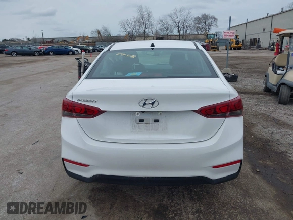 2022 Hyundai Accent SE with VIN 3KPC24A61NE184994, listed as a IAAI auction lot 41952958 with 18,851 mi miles and . Bid and sale history available at carsss.com. Image 16.