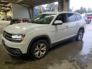 2018 Volkswagen Atlas SE with VIN 1V2CP2CA4JC596141, listed as a Copart auction lot 52216345 with Not provided miles and Salvage title. Bid and sale history available at DreamBid. Image 1.