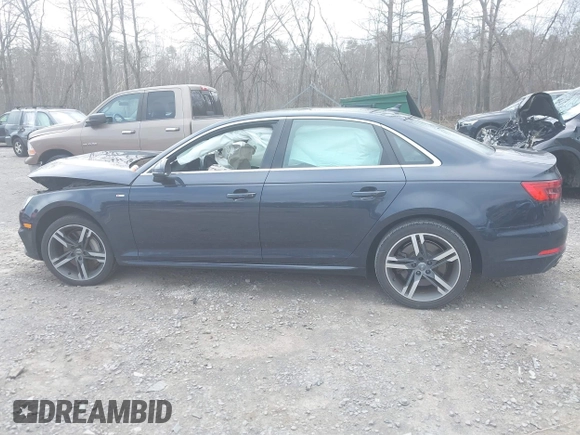 2017 Audi A4 Premium Plus with VIN WAUENAF45HN019873, listed as a IAAI auction lot 42081103 with 103,041 mi miles. Bid and sale history available at carsss.com. Image 14.