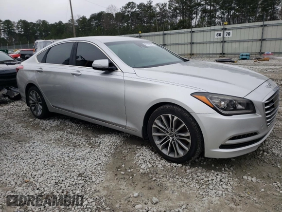 2017 Genesis G80 3.8L with VIN KMHGN4JE4HU172064, listed as a Copart auction lot 81132543 with 126,750 mi miles and Salvage Title. Bid and sale history available at carsss.com. Image 4.