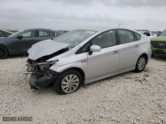 2014 Toyota Prius Plug-In with VIN JTDKN3DP7E3051665, listed as a Copart auction lot 51471435 with 86,834 mi miles and Salvage Title. Bid and sale history available at carsss.com. Image 1.
