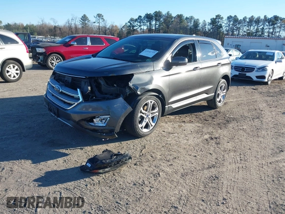 2016 Ford Edge Titanium with VIN 2FMPK3K92GBB99627, listed as a IAAI auction lot 41032729 with 122,110 mi miles. Bid and sale history available at carsss.com. Image 18.
