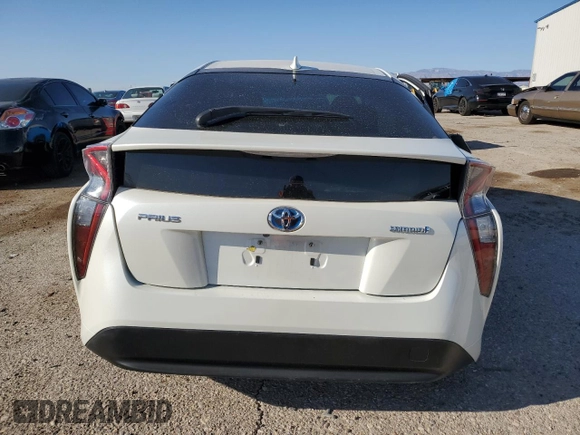 2016 Toyota Prius Four with VIN JTDKARFU2G3012129, listed as a Copart auction lot 49341825 with 69,689 mi miles and Salvage Title. Bid and sale history available at carsss.com. Image 6.