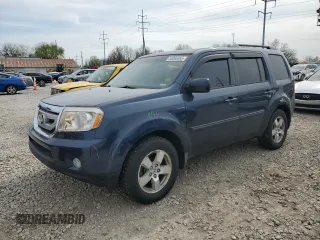 2009 Honda Pilot EX-L with VIN 5FNYF48529B031032, listed as a Copart auction lot 53060365 with 209,608 mi miles and Salvage Title. Bid and sale history available at carsss.com. Image 1.