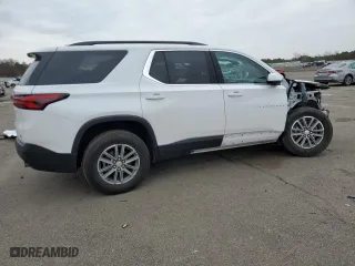 2022 Chevrolet Traverse LT Leather with VIN 1GNEVHKW5NJ193892, listed as a Copart auction lot 41683775 with 23,039 mi miles and Salvage Title. Bid and sale history available at carsss.com. Image 3.