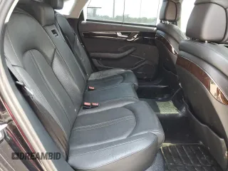 2012 Audi A8 with VIN WAURVAFDXCN026781, listed as a Copart auction lot 59197615 with 160,567 mi miles and Salvage title. Bid and sale history available at DreamBid. Image 10.