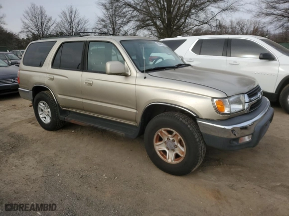 2001 Toyota 4Runner SR5 with VIN JT3HN86R410339939, listed as a Copart auction lot 46241575 with 184,900 mi miles and Clean Title. Bid and sale history available at carsss.com. Image 4.