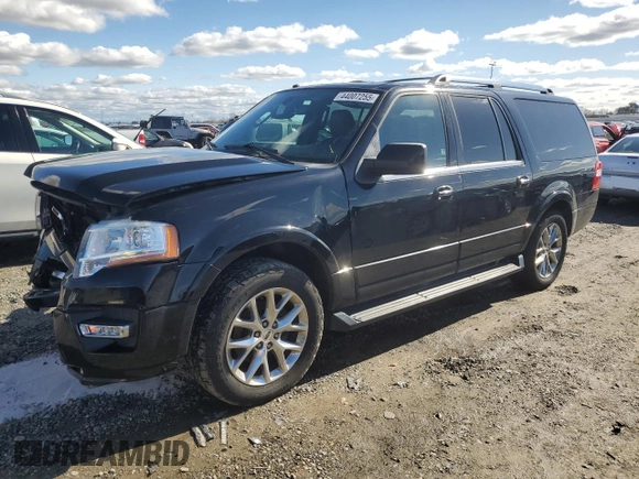 2017 Ford Expedition EL Limited with VIN 1FMJK2AT4HEA01424, listed as a Copart auction lot 44007255 with 127,091 mi miles and Salvage Title. Bid and sale history available at carsss.com. Image 1.