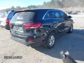 2020 Kia Sorento LX V6 with VIN 5XYPGDA54LG619310, listed as a IAAI auction lot 41266660 with 96,528 mi miles. Bid and sale history available at carsss.com. Image 4.
