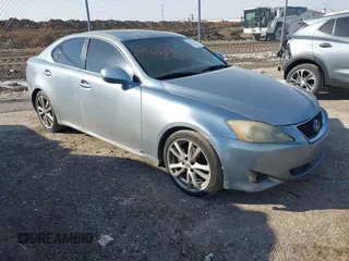 2006 Lexus IS 250 with VIN JTHBK262X65003151, listed as a IAAI auction lot 41563318 with 256,896 mi miles and . Bid and sale history available at DreamBid. Image 1.
