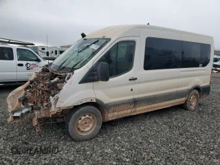 2023 Ford Transit Passenger XL with VIN 1FBAX2C83PKB04126, listed as a Copart auction lot 47767505 with 5,758 mi miles and Salvage Title. Bid and sale history available at carsss.com. Image 1.