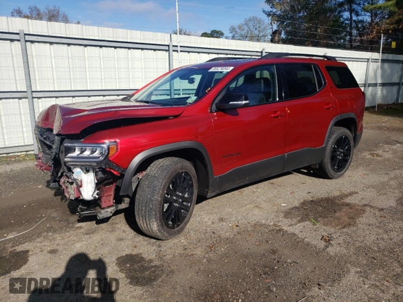 2022 GMC Acadia SLT with VIN 1GKKNML45NZ159393, listed as a Copart auction lot 86629094 with 22,465 mi miles and Salvage Title. Bid and sale history available at carsss.com. Image 1.