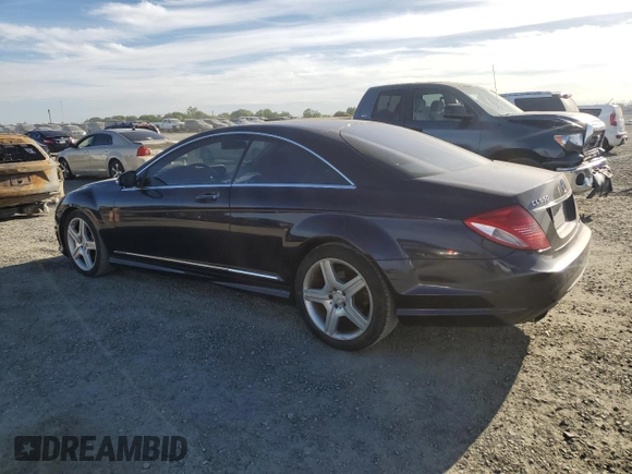 2008 Mercedes-Benz CL-Class V8 with VIN WDDEJ71XX8A010943, listed as a Copart auction lot 52881155 with 97,371 mi miles and Clean Title. Bid and sale history available at carsss.com. Image 2.